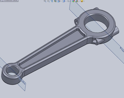 3D Drawing Connecting Rod